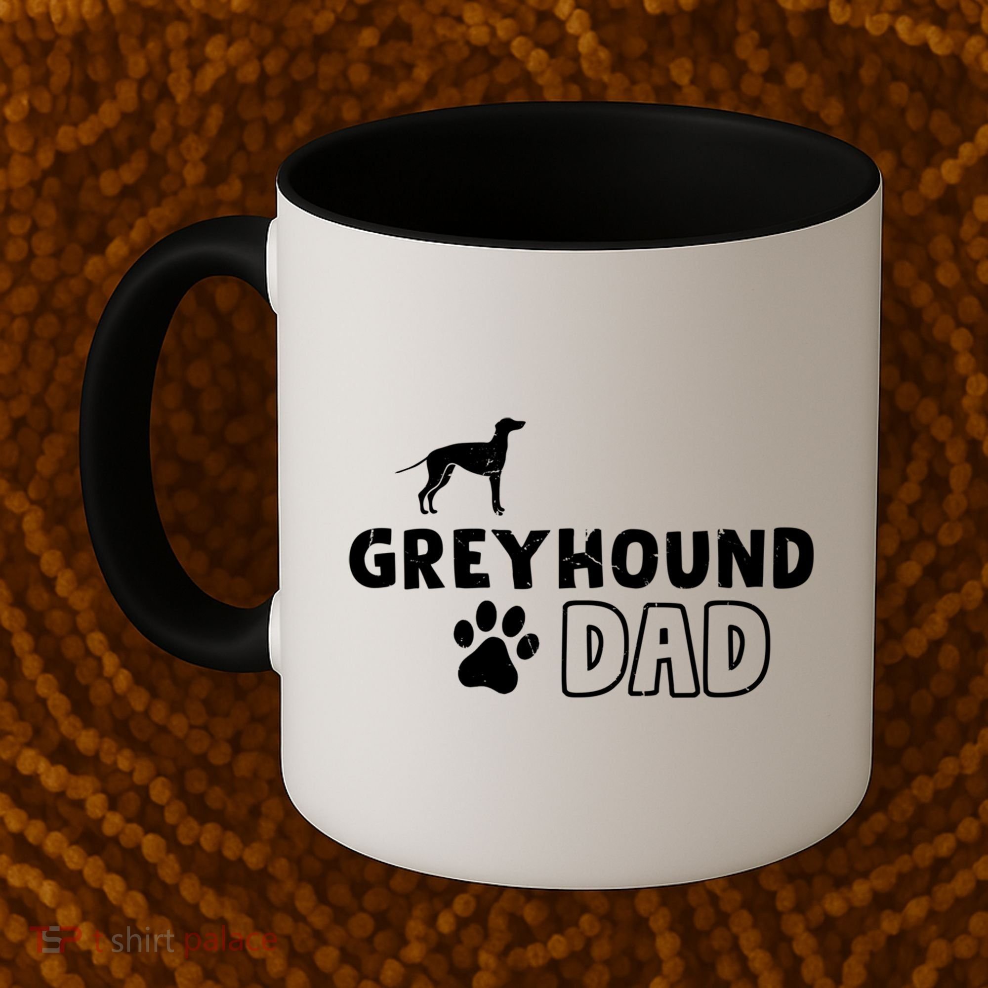 Greyhound Dad Funny Cute Dog Owner Adopt Rescue Fathers Day Gift Coffee Mug