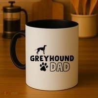 Greyhound Dad Funny Cute Dog Owner Adopt Rescue Fathers Day Gift Coffee Mug thumb 4