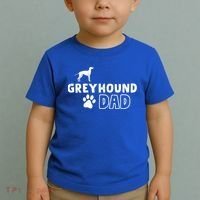 Greyhound Dad Funny Cute Dog Owner Adopt Rescue Fathers Day Gift Toddler T-Shirt thumb 2