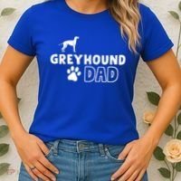 Greyhound Dad Funny Cute Dog Owner Adopt Rescue Fathers Day Gift Women's T-Shirt thumb 2