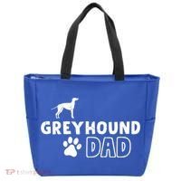 Greyhound Dad Funny Cute Dog Owner Adopt Rescue Fathers Day Gift Tote Bag thumb 0