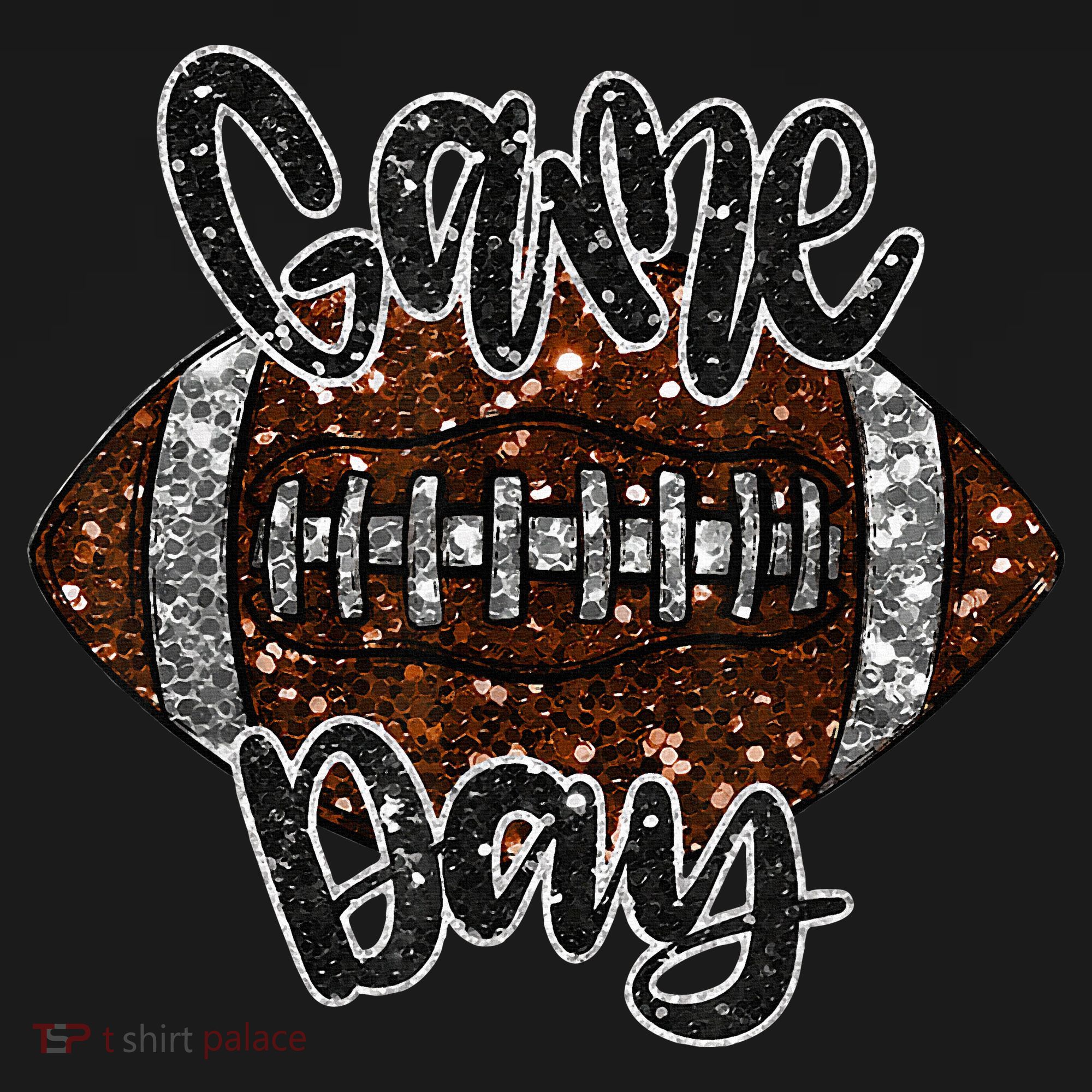 Game Day Football Bling Bling Football Lover Sport Season Women's Tank Top