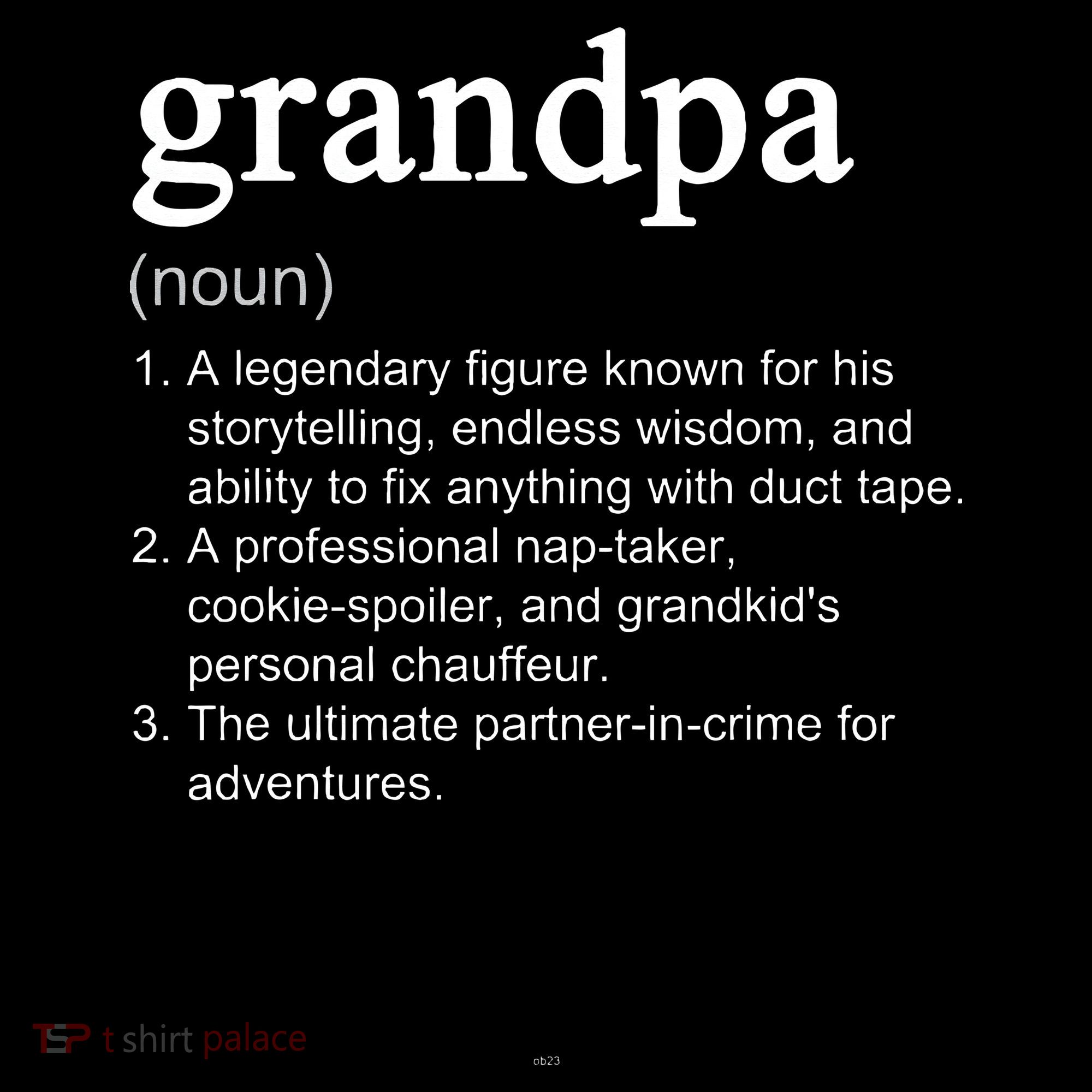 Grandpa Definition Funny Cool Backpack