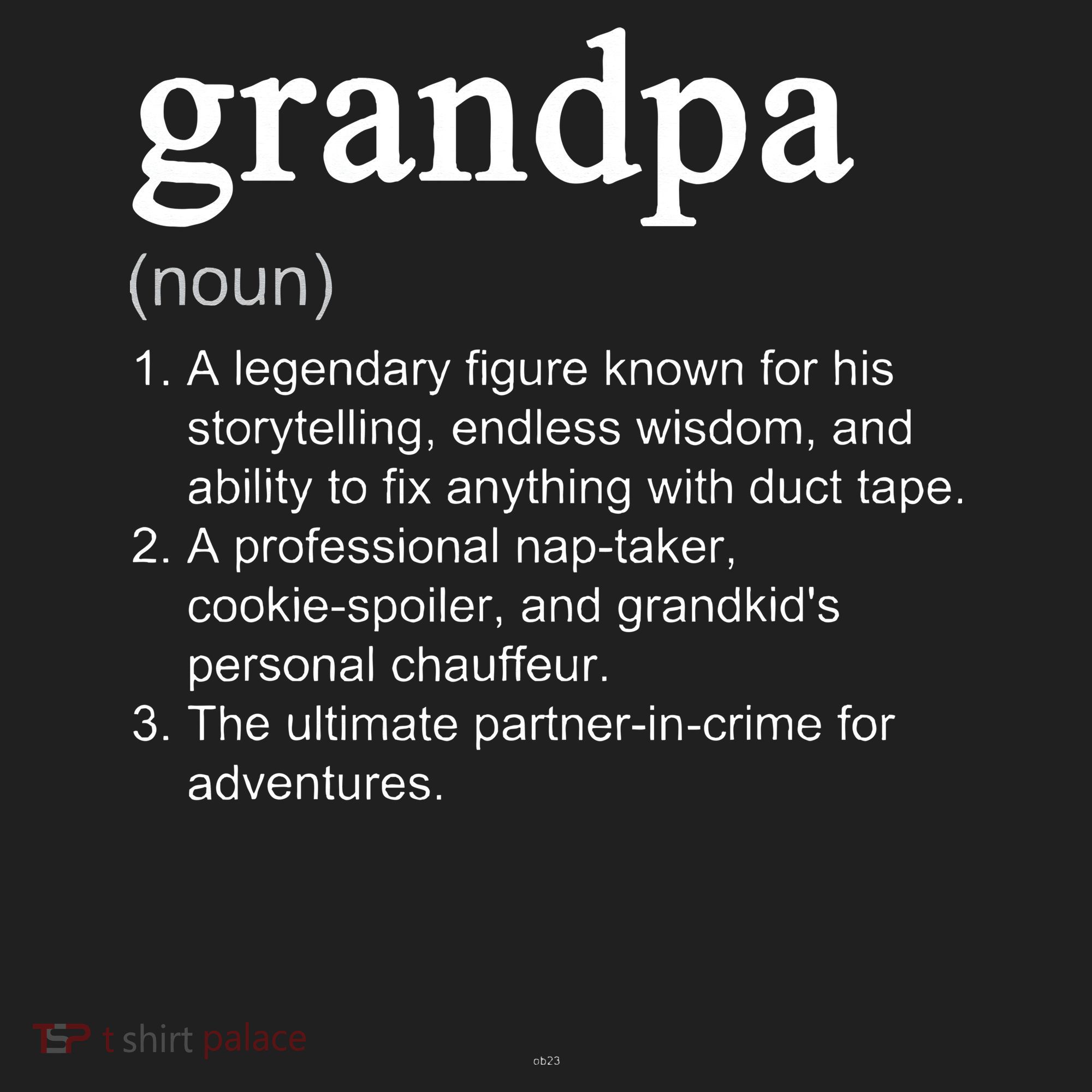 Grandpa Definition Funny Cool Tumbler