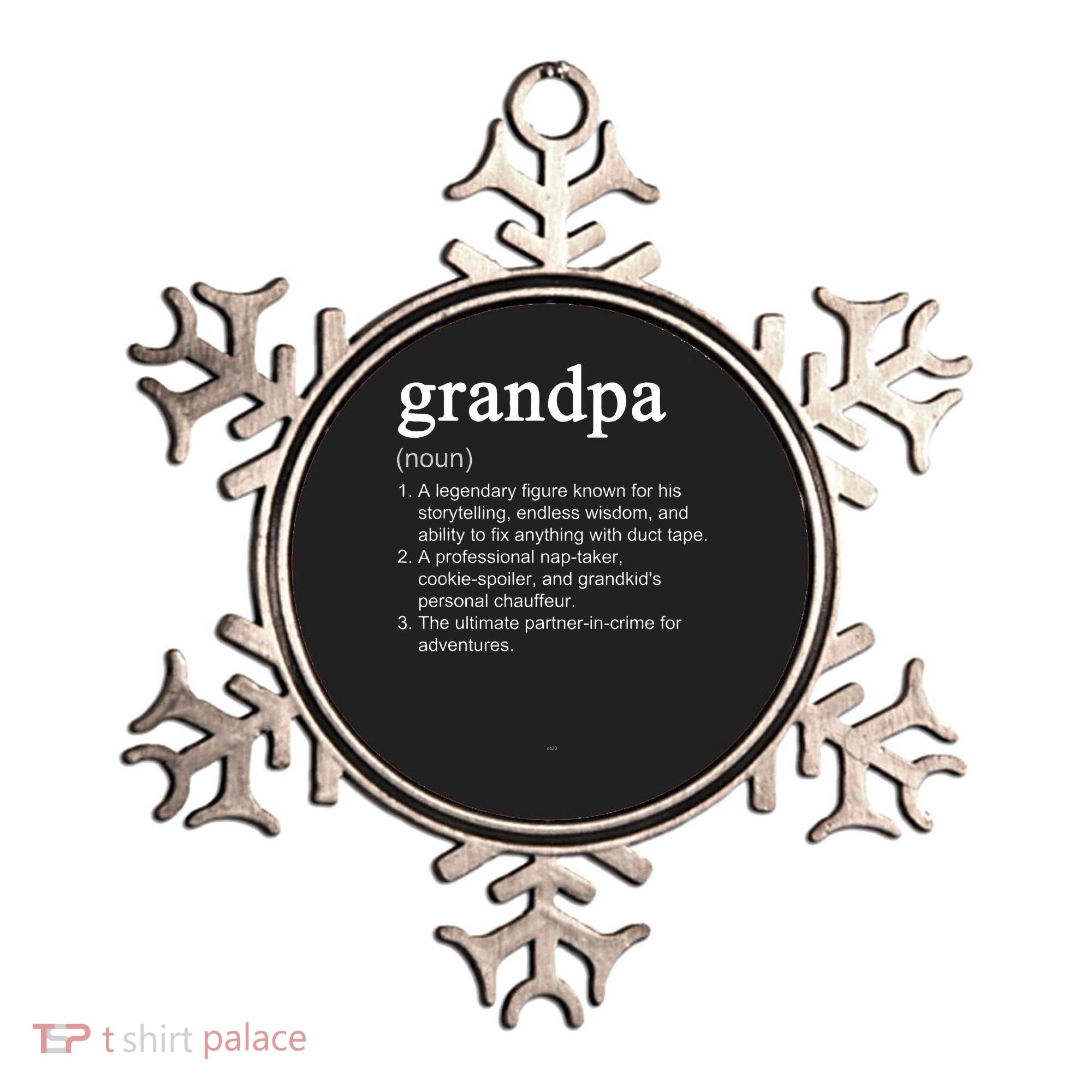 Grandpa Definition Funny Cool Ornament