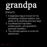 Grandpa Definition Funny Cool Ornament thumb 1