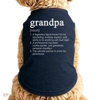 Grandpa Definition Funny Cool Doggie Tank thumb 0