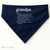 Grandpa Definition Funny Cool USA-Made Doggie Bandana thumb 0