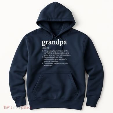 Grandpa Definition Funny Cool Hoodie