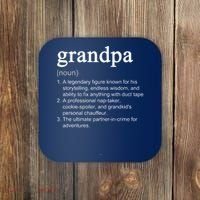 Grandpa Definition Funny Cool Coaster thumb 0