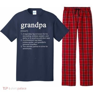 Grandpa Definition Funny Cool Pajama Set