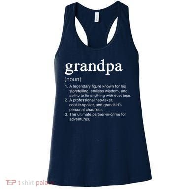 Grandpa Definition Funny Cool Women's Tank Top