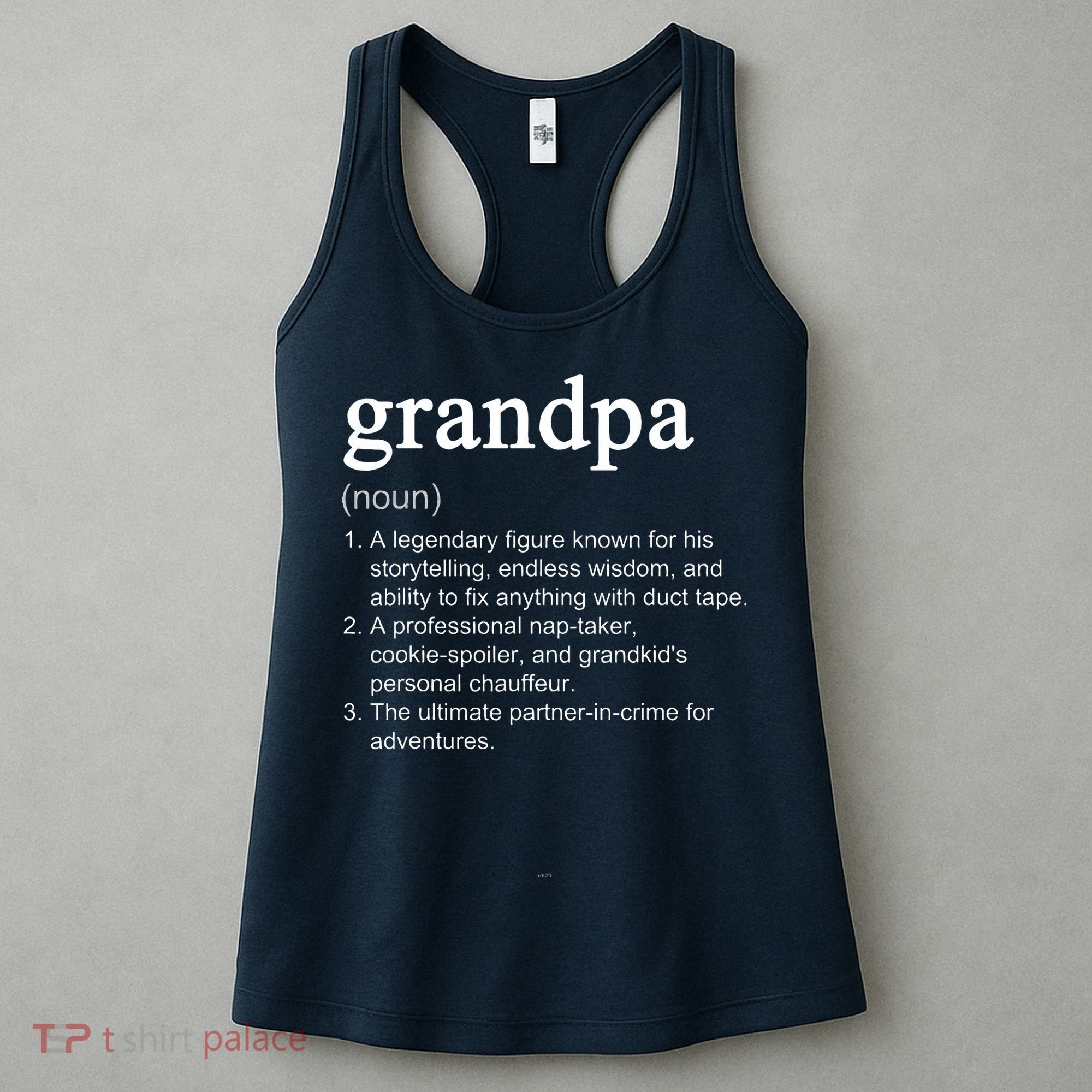 Grandpa Definition Funny Cool Women's Tank Top