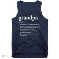 Grandpa Definition Funny Cool Tank Top thumb 0
