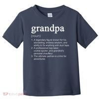 Grandpa Definition Funny Cool Toddler T-Shirt thumb 0