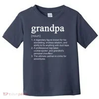 Grandpa Definition Funny Cool Toddler T-Shirt thumb 0