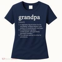 Grandpa Definition Funny Cool Women's T-Shirt thumb 0