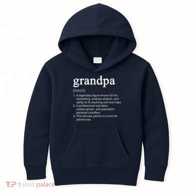 Grandpa Definition Funny Cool Kids Hoodie
