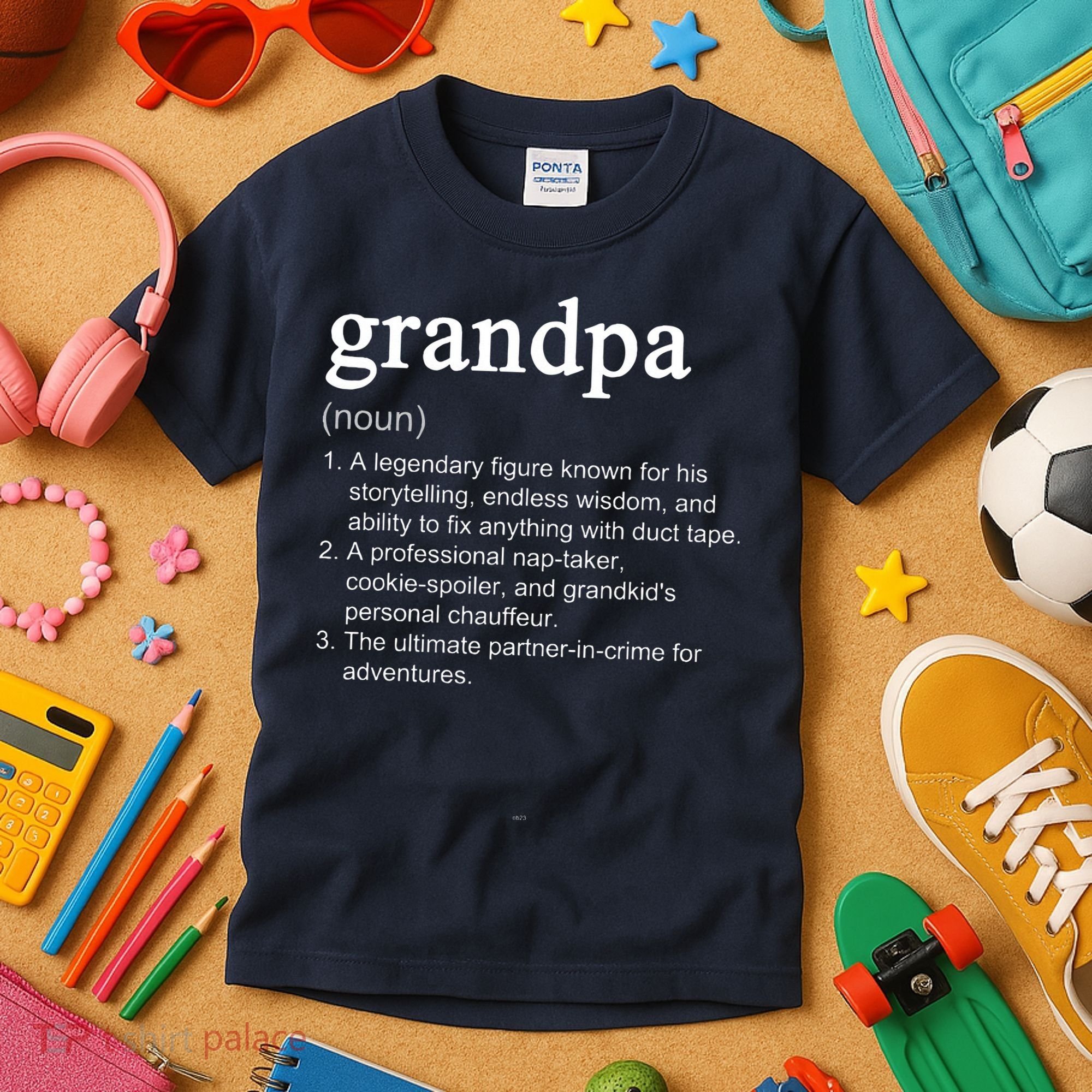 Grandpa Definition Funny Cool Kids T-Shirt