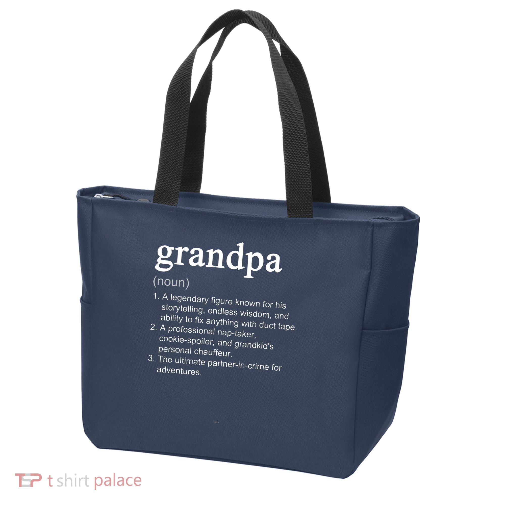 Grandpa Definition Funny Cool Tote Bag