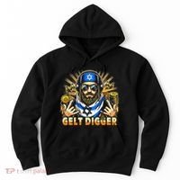 Gelt Digger Funny Jewish Rapper Isreali Hoodie thumb 0