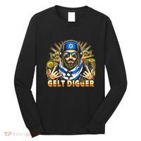 Gelt Digger Funny Jewish Rapper Isreali Long Sleeve Shirt thumb 0