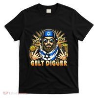 Gelt Digger Funny Jewish Rapper Isreali T-Shirt thumb 0
