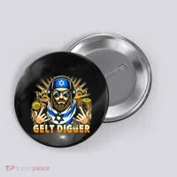 Gelt Digger Funny Jewish Rapper Isreali Button thumb 0