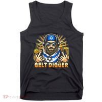 Gelt Digger Funny Jewish Rapper Isreali Tank Top thumb 0