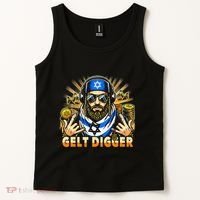 Gelt Digger Funny Jewish Rapper Isreali Tank Top thumb 2