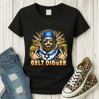 Gelt Digger Funny Jewish Rapper Isreali Women's T-Shirt thumb 3