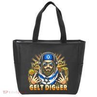 Gelt Digger Funny Jewish Rapper Isreali Tote Bag thumb 0
