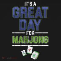 Great Day For Mahjong Player Chinese Board Game Solitaire Funny Gift Women's Hoodie thumb 2