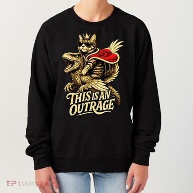 Goddammit Donut Funny Book Lover This Is An Outrage Women's Sweatshirt