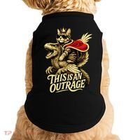 Goddammit Donut Funny Book Lover This Is An Outrage Doggie Tank thumb 0
