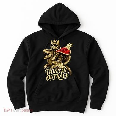 Goddammit Donut Funny Book Lover This Is An Outrage Hoodie