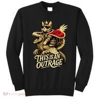Goddammit Donut Funny Book Lover This Is An Outrage Sweatshirt thumb 0