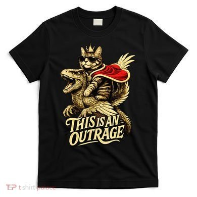 Goddammit Donut Funny Book Lover This Is An Outrage T-Shirt