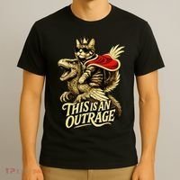 Goddammit Donut Funny Book Lover This Is An Outrage T-Shirt thumb 3