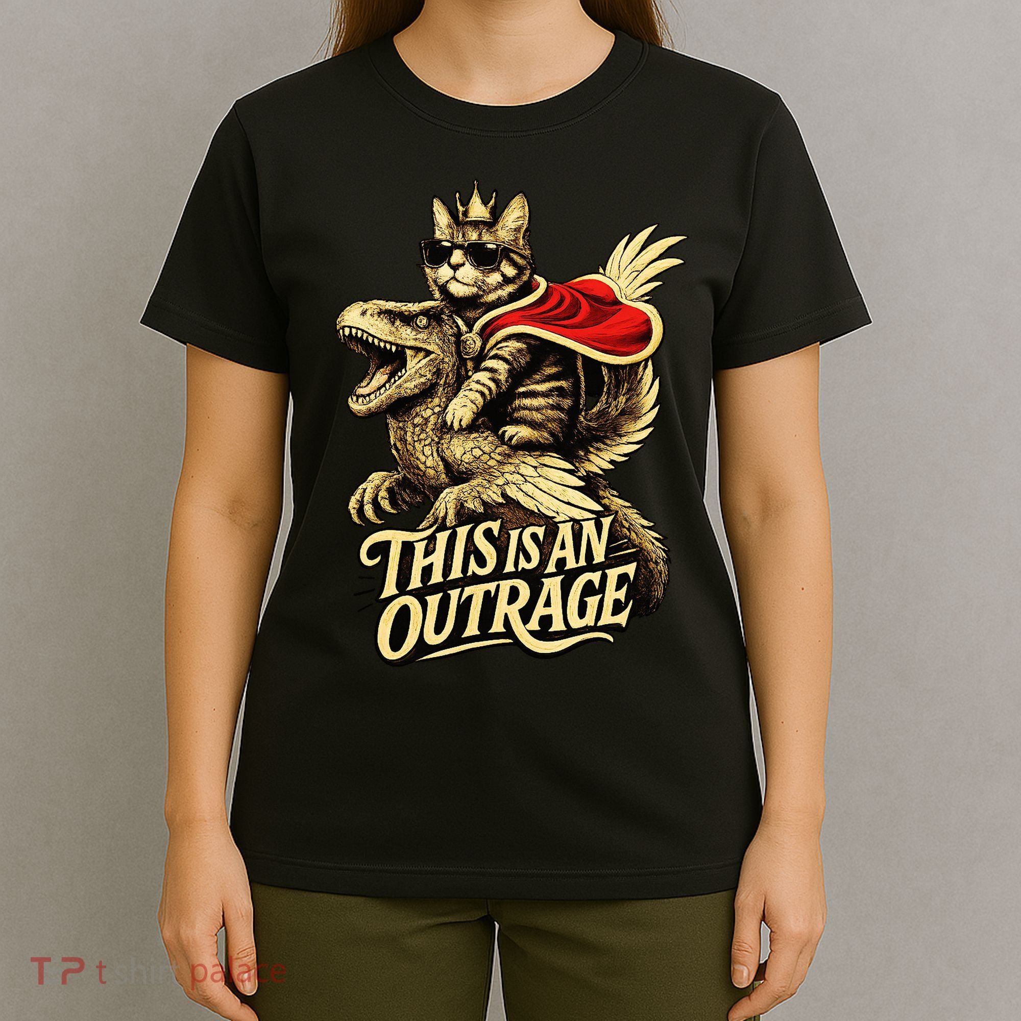 Goddammit Donut Funny Book Lover This Is An Outrage T-Shirt