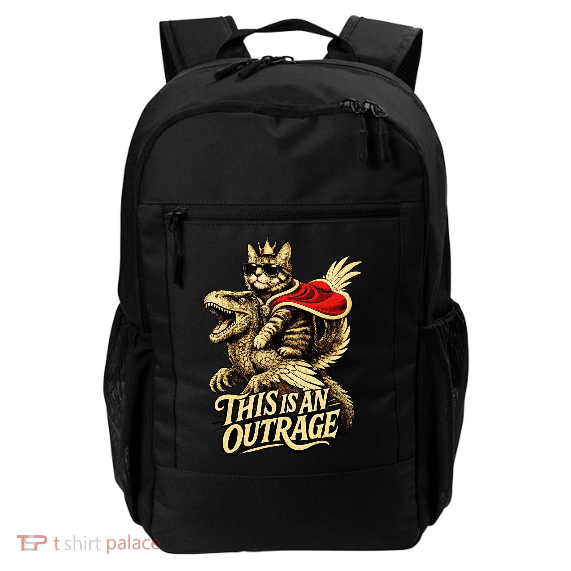 Goddammit Donut Funny Book Lover This Is An Outrage Backpack