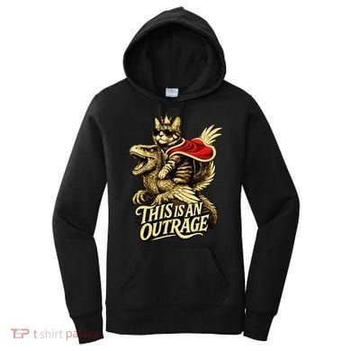 Goddammit Donut Funny Book Lover This Is An Outrage Women's Hoodie