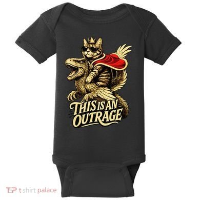 Goddammit Donut Funny Book Lover This Is An Outrage Baby Bodysuit
