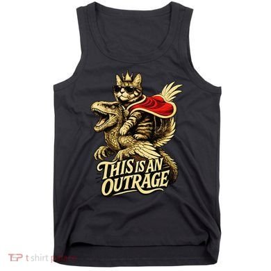 Goddammit Donut Funny Book Lover This Is An Outrage Tank Top