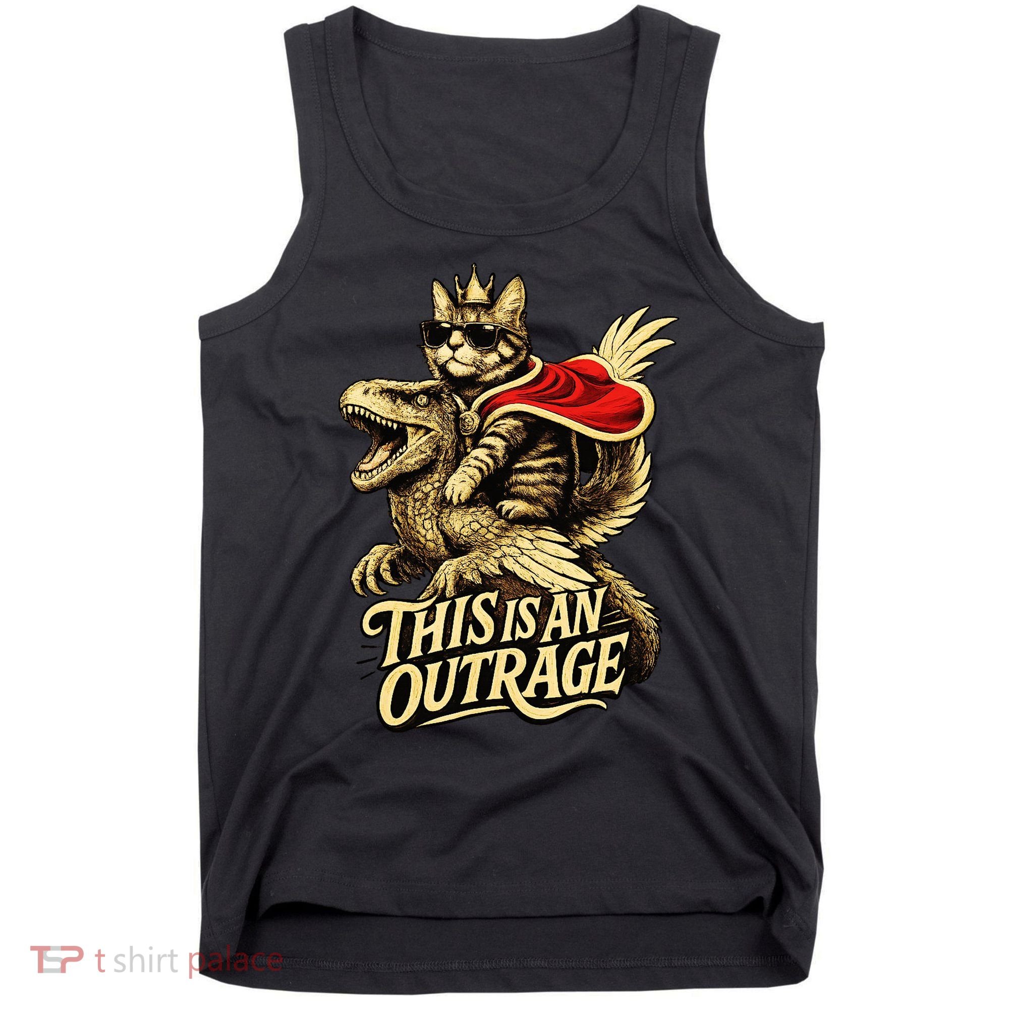 Goddammit Donut Funny Book Lover This Is An Outrage Tank Top