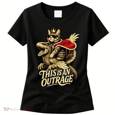 Goddammit Donut Funny Book Lover This Is An Outrage Women's T-Shirt