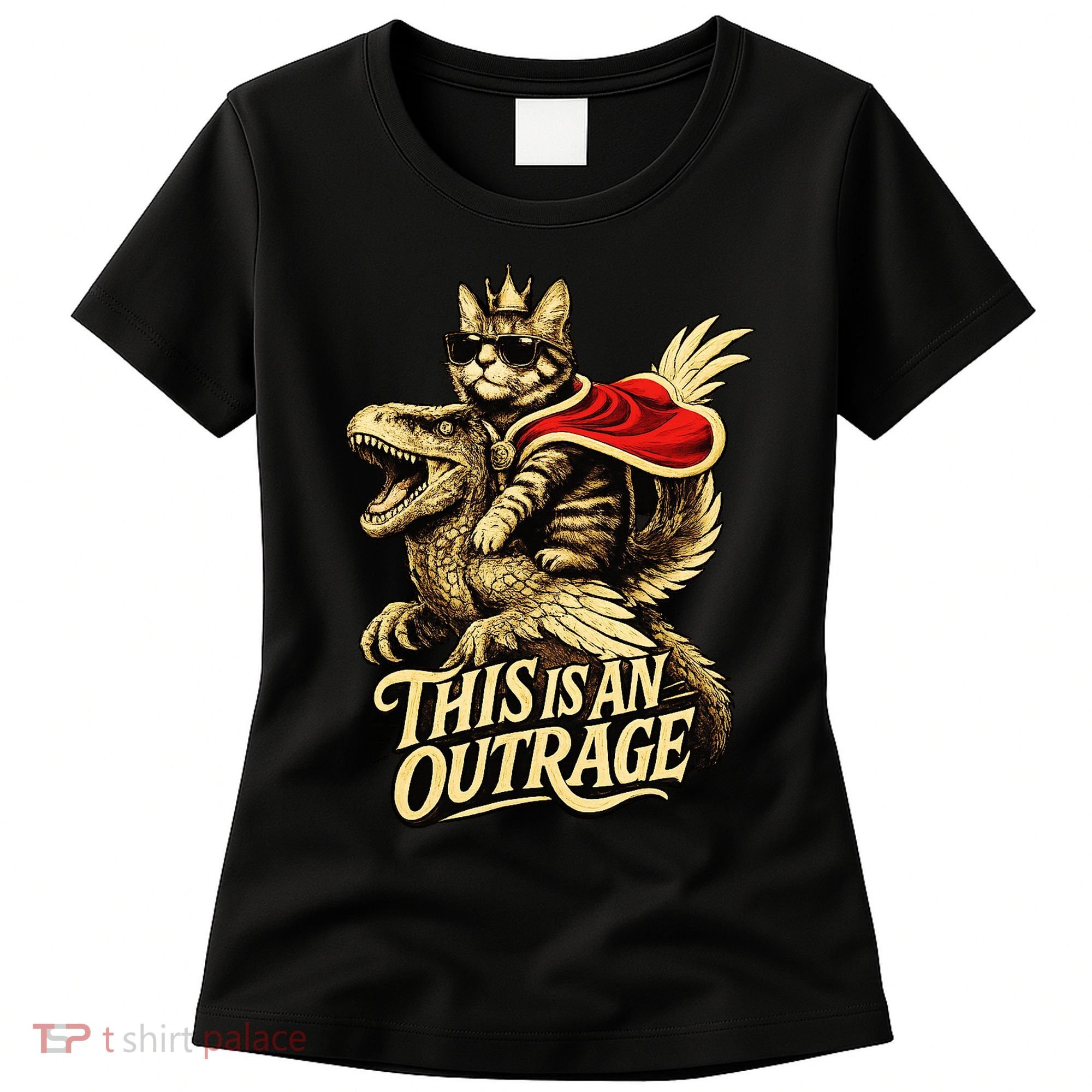 Goddammit Donut Funny Book Lover This Is An Outrage Women's T-Shirt