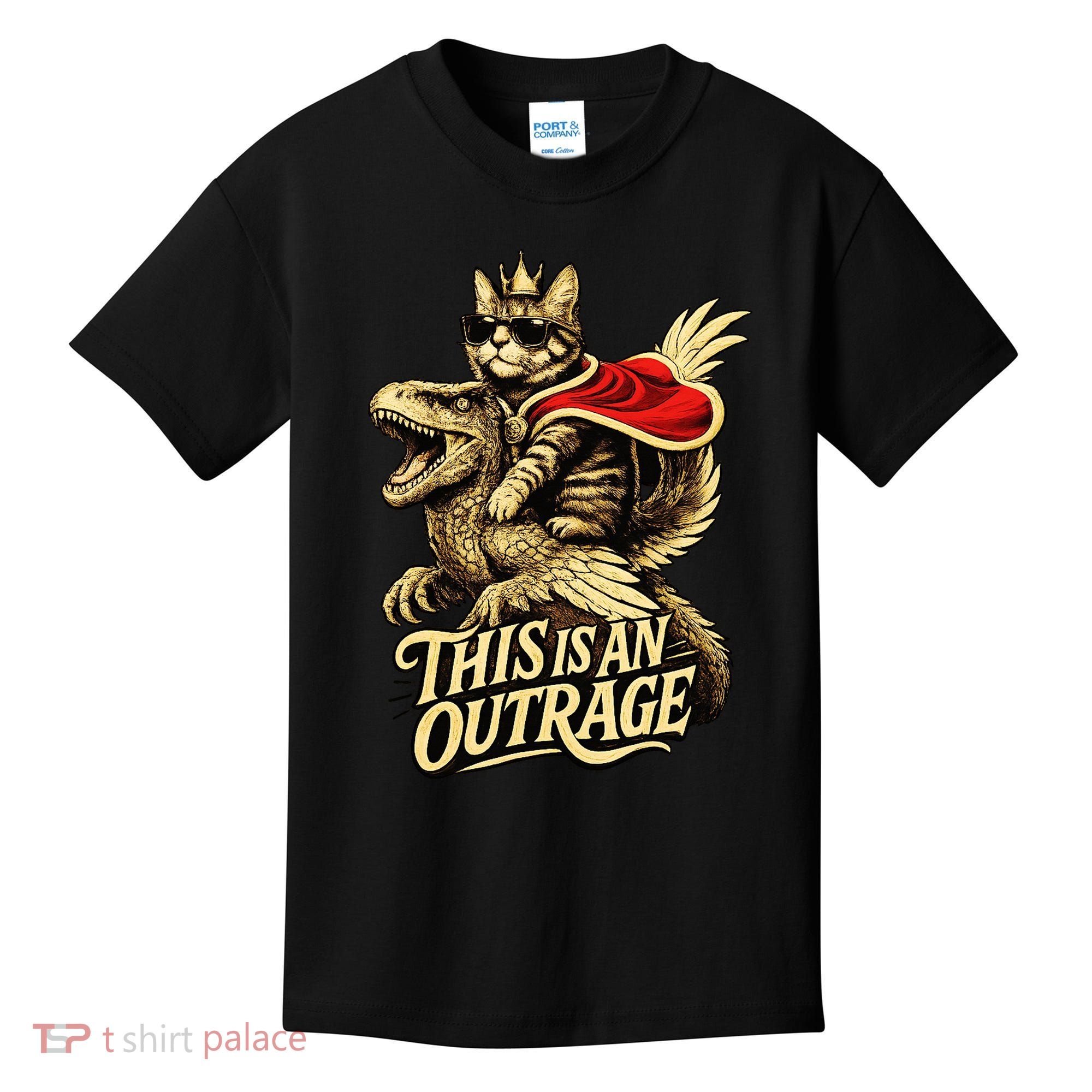 Goddammit Donut Funny Book Lover This Is An Outrage Kids T-Shirt