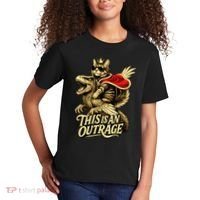 Goddammit Donut Funny Book Lover This Is An Outrage Kids T-Shirt thumb 2