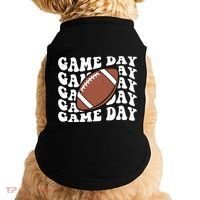 Game Day Football Fan Doggie Tank thumb 0